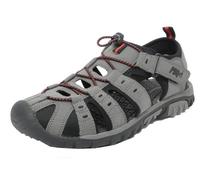 Mens PDQ Sports Hiking Closed Toe Trail Sandals Grey/RED Size 10