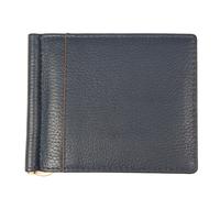 Men's Pebble Grain Leather Bifold Wallet with Money Clip and RFID Blocking