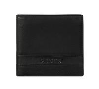 Men's Pebble Grain Leather Bifold Wallet with RFID Blocking and Coin Purse - Black / One