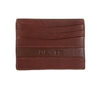 Dents Mens Clyde Leather RFID Blocking Card Holder - Dark Tan
