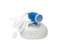 Men's Pee Bottle Male Bed Urinal Potty 2000ML Collector with 1.6M Tube for Driving Travel Outdoor Camping Elderly Chamber Pot(Wei)