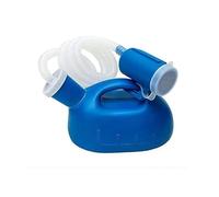Men's Pee Bottle Male Bed Urinal Potty 2000ML Collector with 1.6M Tube for Driving Travel Outdoor Camping Elderly(Blu)