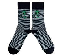 Mens Peeping Green Alien Extra Terrestrial Socks 6-11 UK / 39-45 Eur / 7-12 US