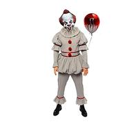 Mens Pennywise The Clown Adults Fancy Dress IT Costume Circus Halloween Horror (Chest: 40")