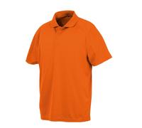 Mens Performance Polo Shirt Quick Dry Top Gym Tee Running Team Sports Spiro