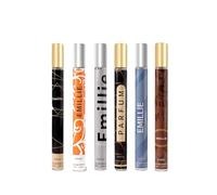 Men's Perfume Set, 6 x 35 ml, Eau de Parfum, Men's Gift Set, Long-Lasting Men's Perfume with Woody, Citrus, Oud, Bergamot & Musk, Fragrance Set for Everyday, Birthday, Christmas, Valentine's Day