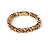 Men's Personalised Stainless Steel Wheat Chain Bracelets for Men Eco Packaging Small Gifts for Men, 220x8mm, Stainless Steel, No gemstone.