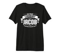 Mens Personalized Name, I'm that Legendary Jacob Premium T-Shirt