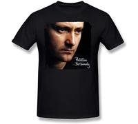 Men's Phil Collins But Seriously Poster T Shirts Black Black S