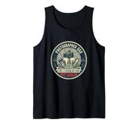 Mens Photographer Dad Camera Lens Photo Creator Father's Day Tank Top