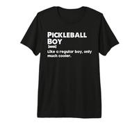 Mens Pickleball Boy Dictionary Definition Funny Premium T-Shirt