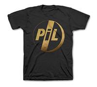 Mens Pil Public Image Limited Logo Post Punk Alternative John Lydon New T-Shirt Black
