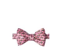 Men's Pink Equestrian Win Place Show Horse Racing 100% Silk Self Tie Bowtie Bow Tie