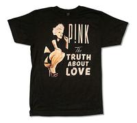 Men's Pink P!NK Truth Box About Love Black T Shirt New Merch L