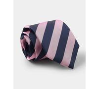 Men's Pink Stripe Silk Tie - Savile Row Company