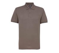 Mens Pique Polo Shirt Short Sleeve Casual Plain Top Polycotton Tee Asquith & Fox