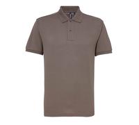 Mens Pique Polo Shirt Short Sleeve Casual Plain Top Polycotton Tee Asquith & Fox