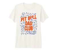 Mens Pit Bull Dad Club Premium T-Shirt