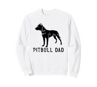 Mens Pitbull Dad Dog Lover Gift Fathers Day Pitbull Advocate Sweatshirt