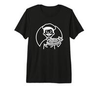 Mens Pizza Maker Line Art Italian Restaurant for Boys Premium T-Shirt