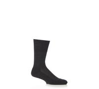 Mens Plain Business Socks FALKE Airport Plus Virgin Wool/Cotton Cushioned 1 Pair
