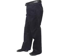 Mens Plain Corduroy Pants Gents Full Length Soft Touch Button Zip Fly Fastening Bottom Pants Christmas Wear Winter Warm Wear Cord Cotton Office Bottoms Trouser Plus Size W30/L27 - W50/L31