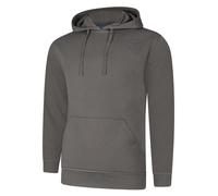 Men's Plain Deluxe Hoodie Size XS to 5XL Plus Hooded Cotton Rich Sweatshirt
