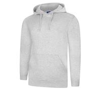 Mens Plain Deluxe Hoodie Size XS to 5XL Plus Hooded Sweatshirt UK STOCK
