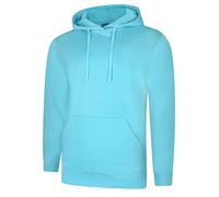 Mens Plain Deluxe Hoodie Size XS to 5XL Plus Hooded Sweatshirt UK STOCK