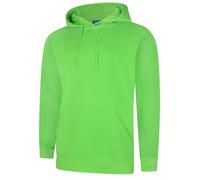Mens Plain Deluxe Hoodie Size XS to 5XL Plus Hooded Sweatshirt UK STOCK