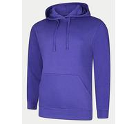Mens Plain Deluxe Hoodie Size XS to 5XL Plus Hooded Sweatshirt UK STOCK