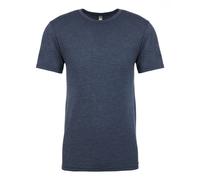 Mens Plain GREEN RED BLUE GREY BLACK Tri-Blend Next Level Crew Neck Tee T-Shirt
