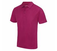 Mens Plain Polyester Breathable Wicking Athletic Sports Polo Shirt with Collar