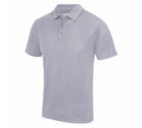 Mens Plain Polyester Breathable Wicking Athletic Sports Polo Shirt with Collar