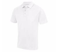 Mens Plain Polyester Breathable Wicking Athletic Sports Polo Shirt with Collar