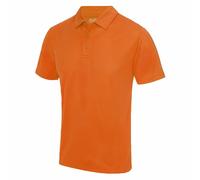 Mens Plain Polyester Breathable Wicking Athletic Sports Polo Shirt with Collar