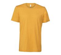 Mens Plain Short Sleeve T-Shirt Heather Cotton Crew Neck Casual Top Bella+Canvas