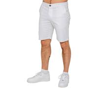 Mens Plain Shorts Enzo Casual Cotton Stretch Summer Slim Fit Half Pants