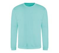 Mens Plain Sweatshirt Crew Neck Jumper Top Sweater Casual Sweat Top Ladies AWDis