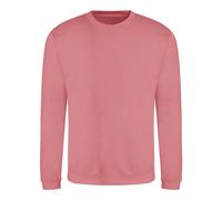 Mens Plain Sweatshirt Crew Neck Jumper Top Sweater Casual Sweat Top Womens AWDis