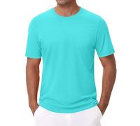 Men's Plain T-Shirt, 100% Cotton, Slim Fit, Comfortable Basic Tee, Short Sleeve, Solid Color Casual Top, Multipack Available, Crew Neck Lightweight Workout Running Sports Wear M-4XL