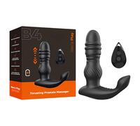 Men's Play - up-and-down moving prostate vibrator (black)