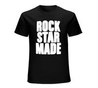 Men's Playboi Carti Rockstar Made Heavy Cotton Tee Shirt Black XL