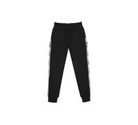 Men's Plein Sport Branded Tape Black Sweattpants - Size: 39/38/32