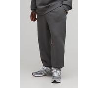 Men's Plus Essential Regular Fit Jogger | Charcoal | Size 4X-Large | BOOHOOMAN