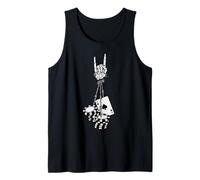 Mens Poker Texas Holdem Hold Em Card Player Alt Retro Vintage Tank Top