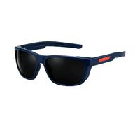 Men's Polarised Sunglasses, Italian Designer Series Aviation-Grade Lens UV400 Protection, Ultra Light Ergonomic PC Frame for Driving Travel Golf, Comes with Hard Case & Glasses Cloth
