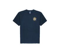 Mens Poler Dozy Daisy Cotton T-Shirt Navy Blue L