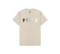 Mens Poler State Tee Cotton T-Shirt Beige L