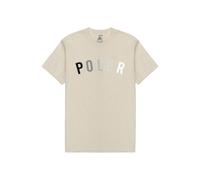 Mens Poler State Tee Cotton T-Shirt Beige XL